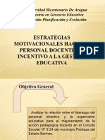 Incentivo A La Gestion Educativa