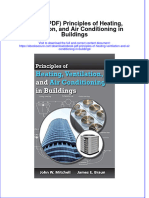 Ebook Ebook PDF Principles of Heating Ventilation and Air Conditioning in Buildings PDF