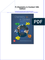 Ebook PDF Chemistry in Context 10th Edition PDF