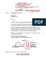 Surat Permohonan SK Instruktur Dam PC Imm Kota Kupang