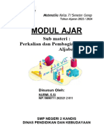 COVER Modul Perkalian Aljabar