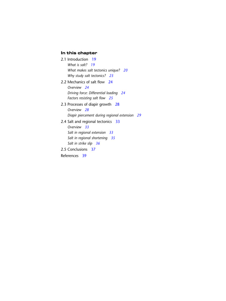 De Re Salica Fundamental Principles of Salt Tectonics | PDF | Sodium ...