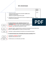 EAF Déroulement Oral Et Critères