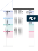 Simple Gantt Chart