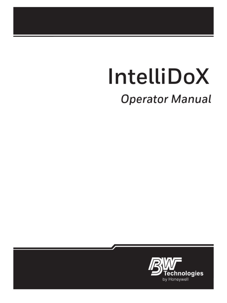 Intellidox Operating Manual | PDF | Safety | Calibration