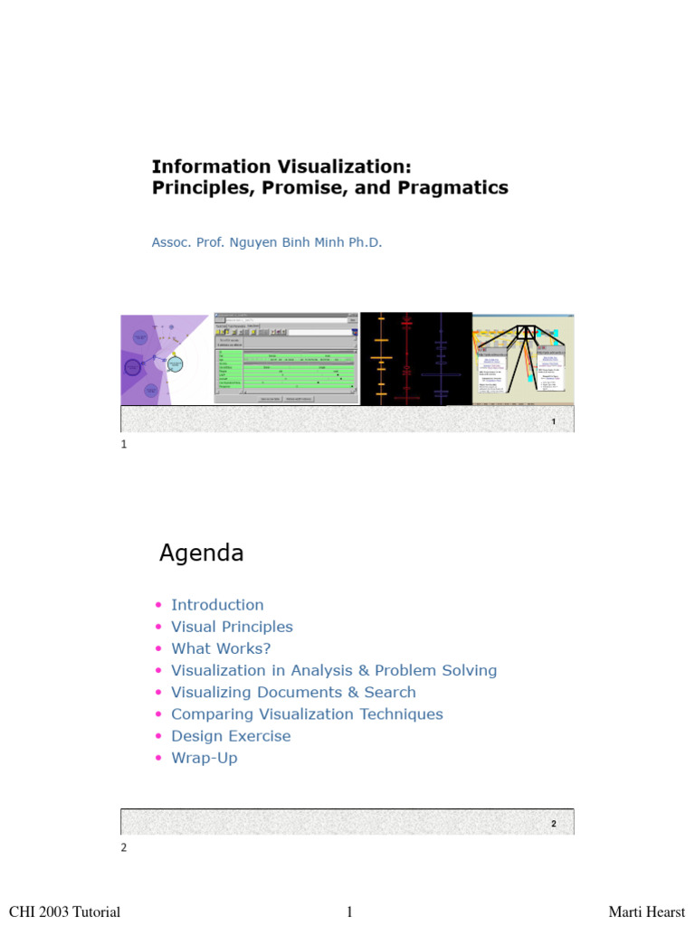 Lecture 11&12 Information Visualization PDF