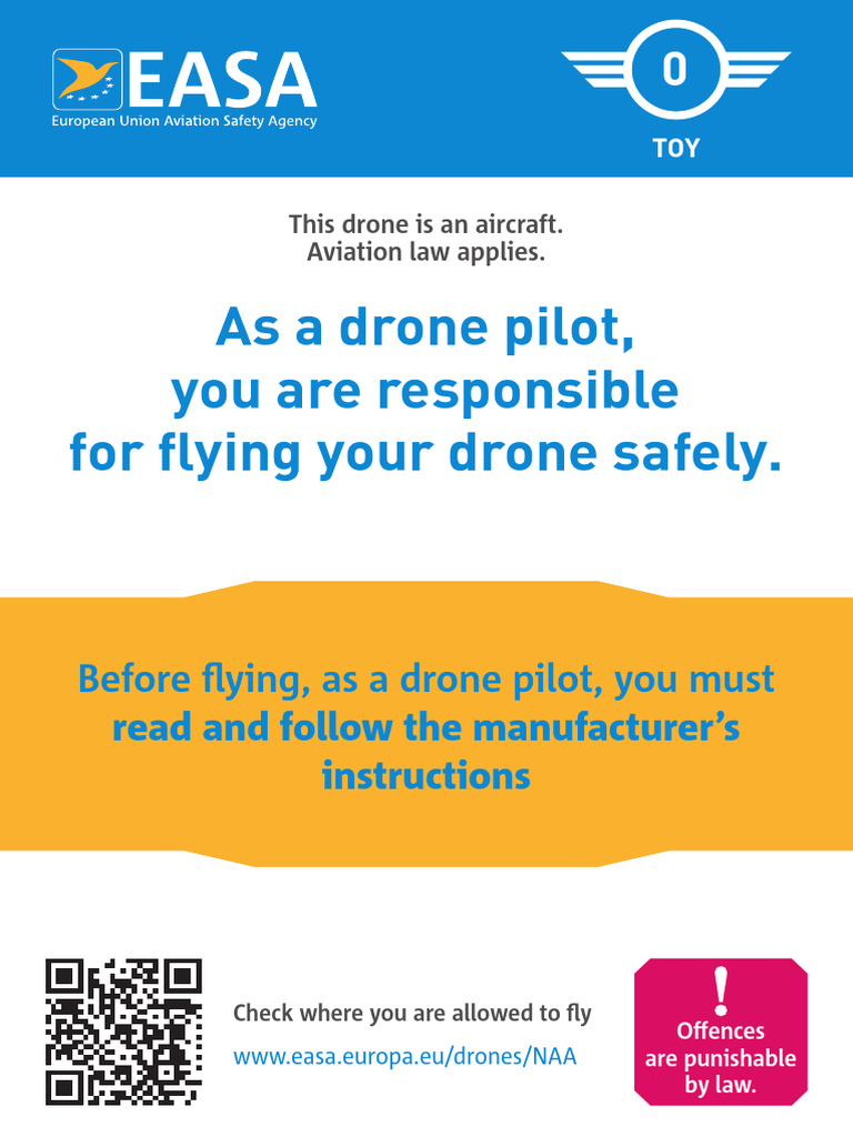 EASA Drone Safety Guidelines | PDF