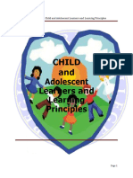 The Child and Adult Learners and Learning Principles
