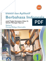 Bahasa - Indonesia - Kelas - 1 - Sma - Suharti