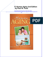 FULL Download Ebook PDF Human Aging 2nd Edition by Paul W Foos PDF Ebook