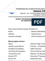 Surat Keterangan Pengalaman Kerja