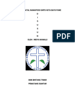 Proposal Natal Namaposo Gkps Huta Bayu Pane D I S U S U N Oleh: Widya Manalu