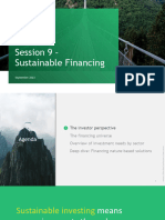 Lecture 9 - Sustainable Financing