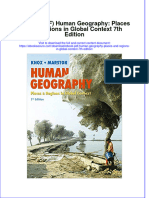 FULL Download Ebook PDF Human Geography Places and Regions in Global Context 7th Edition PDF Ebook