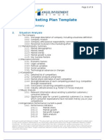 Marketing Plan Template