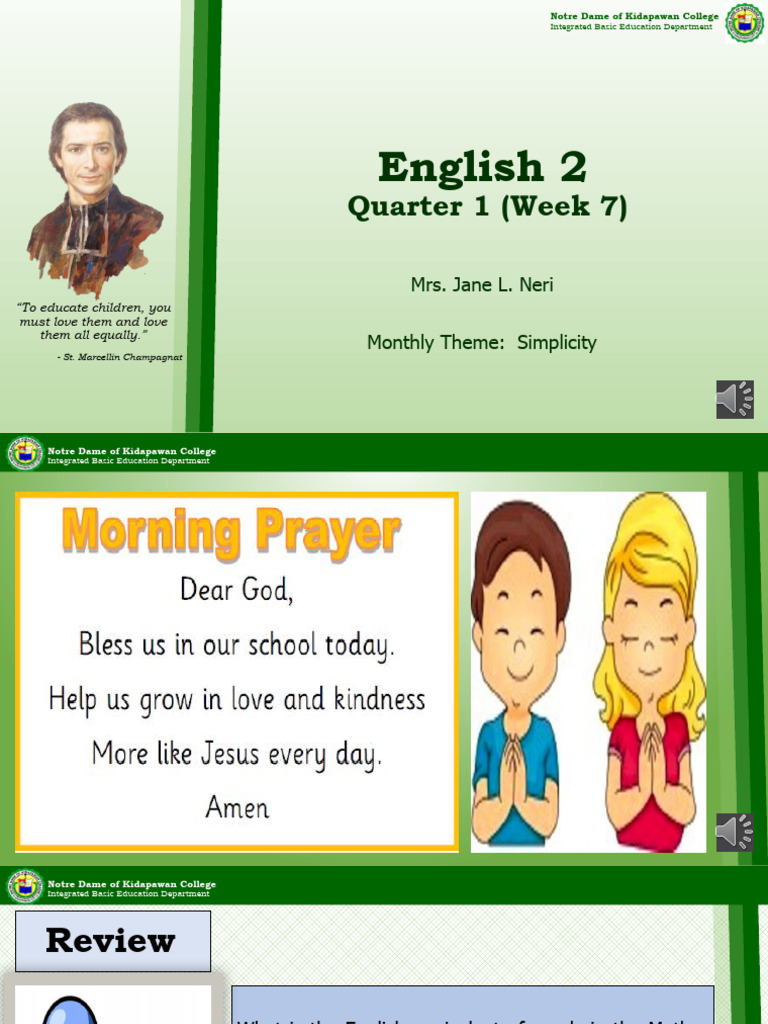 English 2 Week 7Q1 | PDF | Linguistics | Human Communication