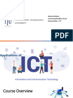 Lec 1 - ApplictaionsOfICT - SecA