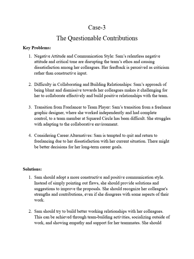 Case 3 download free pdf team building social psychology