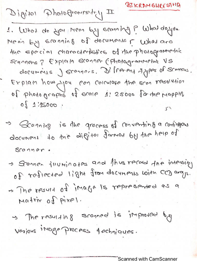 Digital Photogrammetry-2 Bikram Vai | PDF