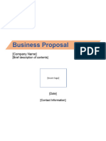 Business Proposal Template 20200818