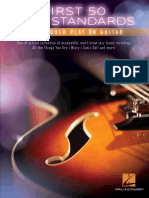 First 50 Jazz Standards You Should Play On Guitar - Hal Leonard Corp