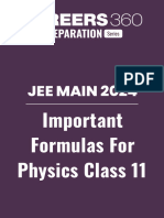 Physics Formula Class 11 1