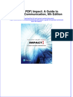 FULL Download Ebook PDF Impact A Guide To Business Communication 9th Edition PDF Ebook