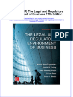 Ebook PDF The Legal and Regulatory Environment of Business 17th Edition PDF