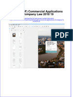 Ebook PDF Commercial Applications of Company Law 2018 19 PDF