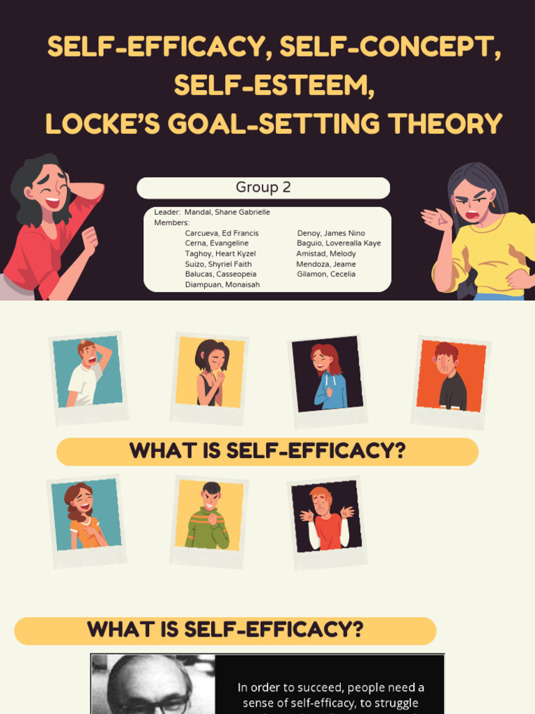 Understanding Self-Efficacy and Self-Concept | PDF | Self Efficacy | Goal