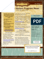 October 24 Honors Newsletter