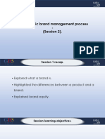 Session 2 - The Strategic Brand Management Process