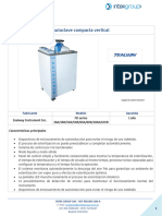 Autoclave Compacta Vertical