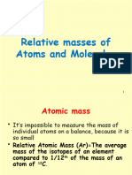Relative Masses (1)