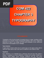 Com 422 Chap3 Typography