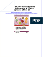 FULL Download Ebook PDF Information Systems Project Management A Process Approach Edition 2 0 2 PDF Ebook