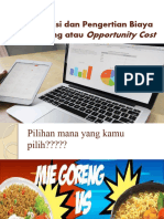 Materi Biaya Peluang