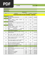 Calculo A.I.U Casa Unifamiliar