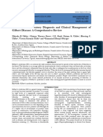 Advances in Laboratory Diagnosis and Clinical Management of Gilbert Disease A Comprehensive Review