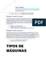 Tipos de Maquinas