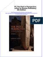 Ebook PDF The Past in Perspective An Introduction To Human Prehistory 8th Edition PDF