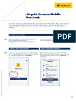 Postbank Kurzanleitung Postbank App 20230307