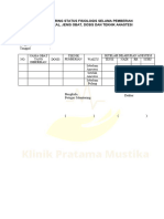 Form Monitoring Status Fisiologi Selama Anestesi