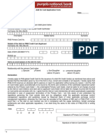 PNB AddonCard Form