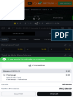 Flamengo - Palmeiras Odds Ao Vivo Betano