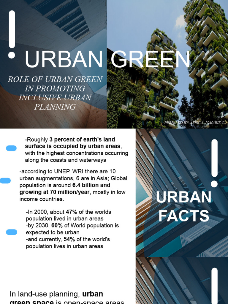 Urban Green's Role in Inclusive Planning | PDF | Natural Environment