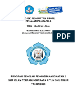 Modul Projek - Kearifan Lokal - Fase D