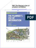 Ebook PDF The Planners Use of Information 3rd Edition PDF