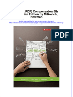 Ebook PDF Compensation 5th Canadian Edition by Milkovich Newman PDF