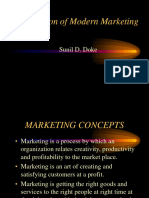 Orientation of Modern Marketing 